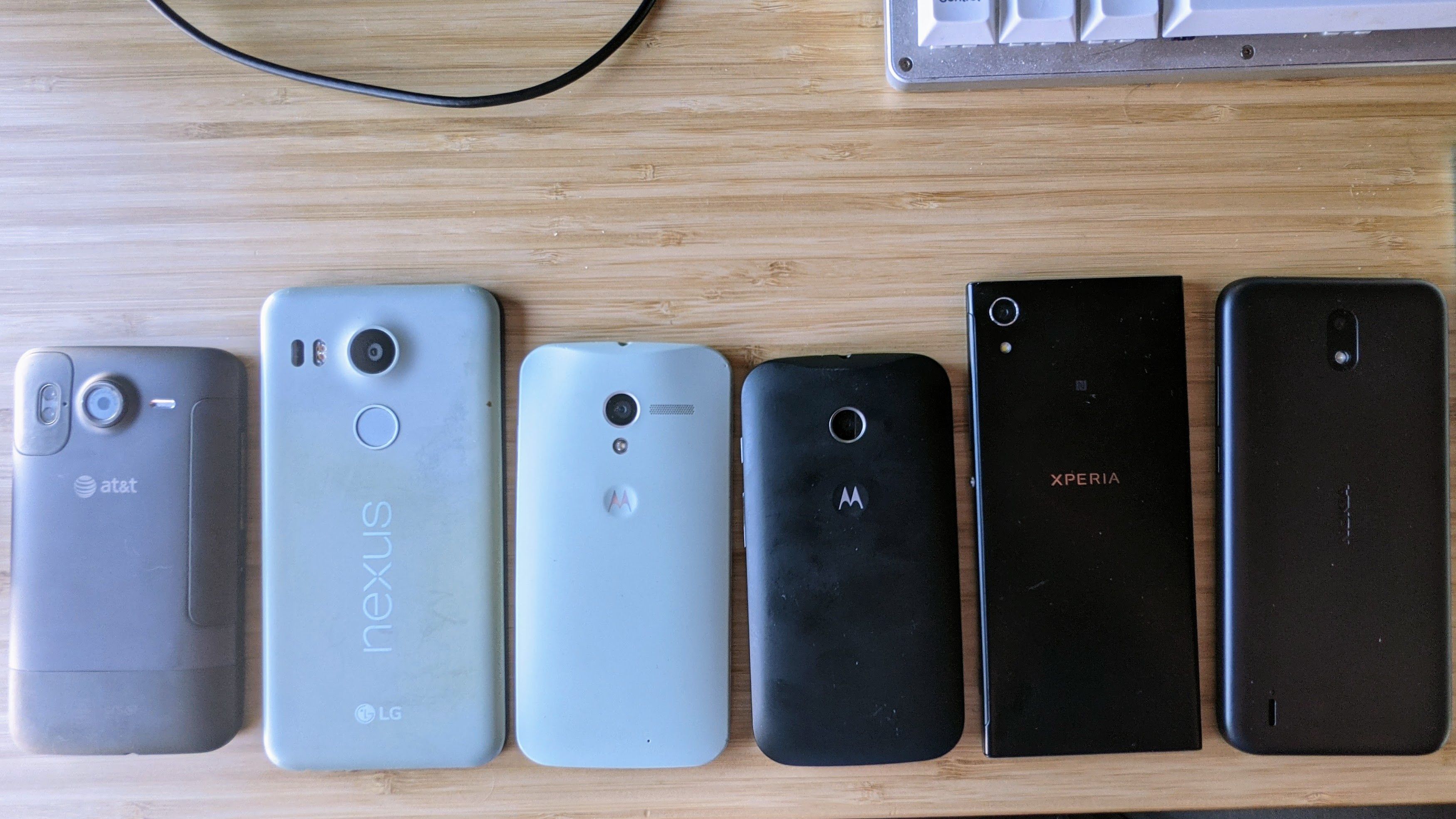 a series of mobile phones