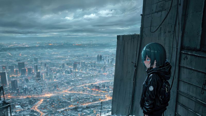 animegirlsoulfulstareatcityscapepg.jpg (3840x2160)
