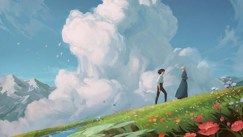 howlsmovingcastlestudioghiblifantasyartcloudsdaylighthdwallpaper3be62c2d93012fc995842bf94d4cdc00.jpg (4000x2250)